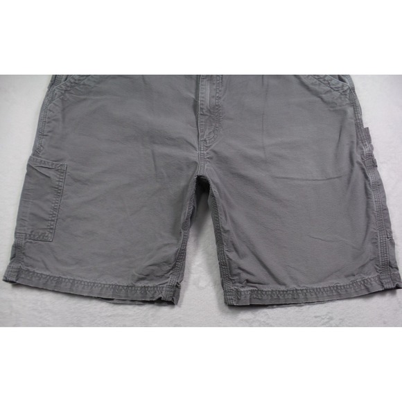 Carhartt Shorts Mens Size 40 Gray Fatigue Cotton Canvas Work Utility Pockets - Picture 4 of 14